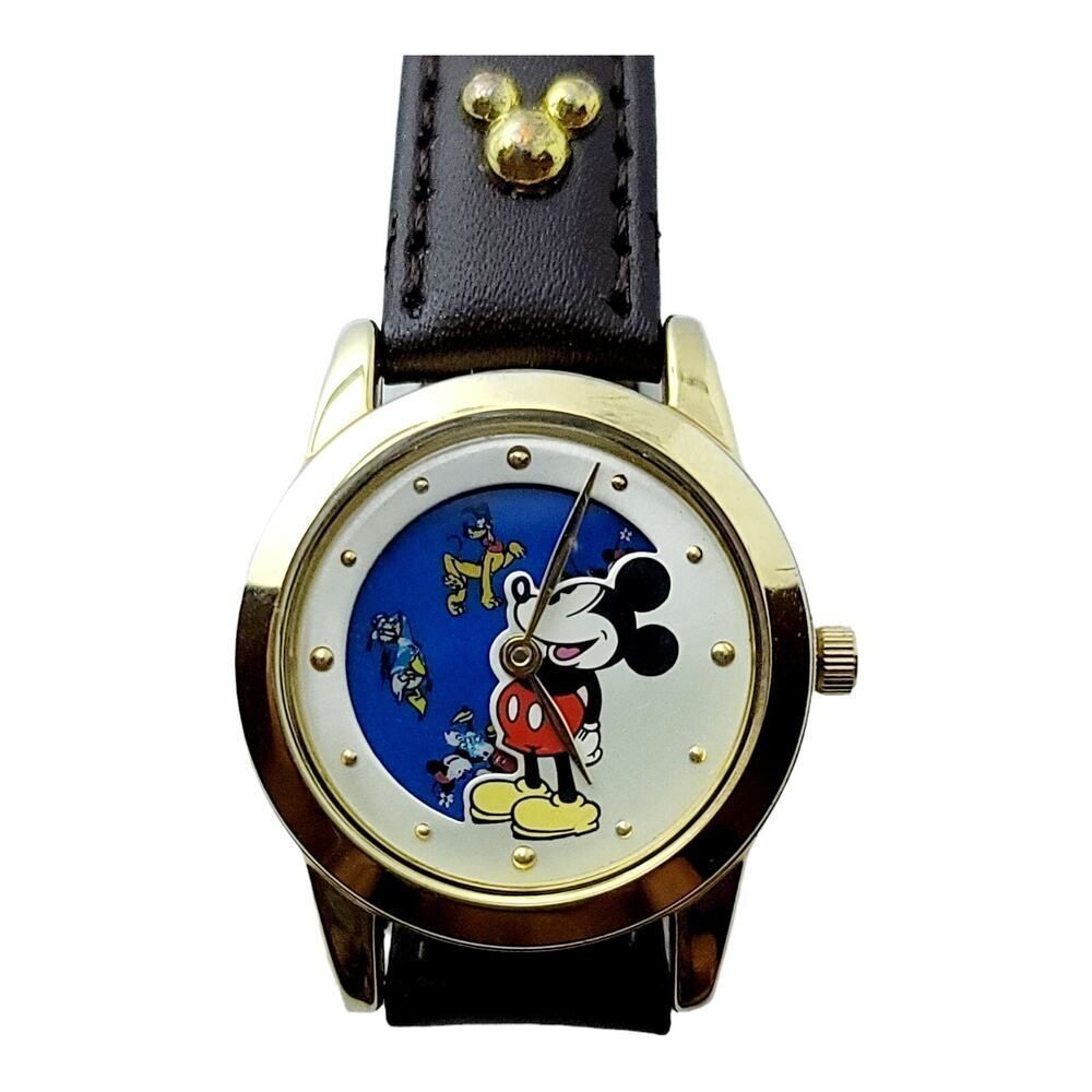 Vintage Seiko Disney Mickey Mouse &‎ Friends Watch SII With Rotating Disk MU2390